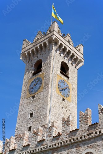 The civic tower in Trento, Italy
