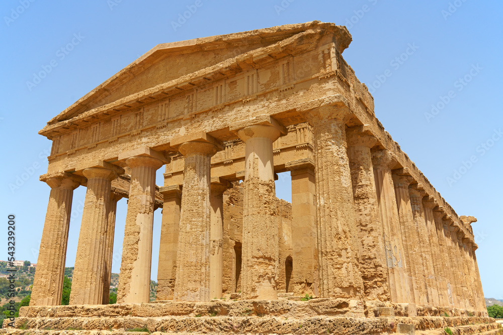 The Temple of Concordia in Agrigento, Italy