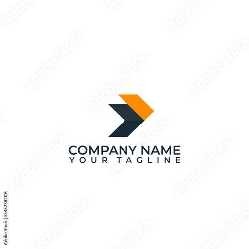 Flat Forward vector logo