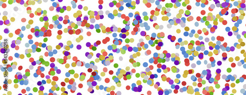 Multicolor confetti abstract background with a lot of falling pieces