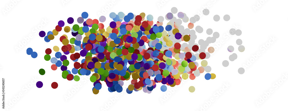 Colorful confetti on white background Colorful confetti on white background