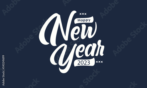 Happy new year 2023, Typography. l