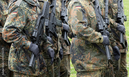 Bundeswehr in Kampfausrüstung