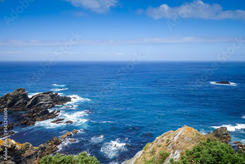 Ortigueira cliffs and atlantic ocean, Galicia, Spain photo