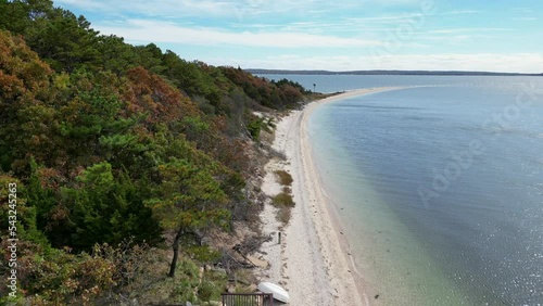 Wallpaper Mural Ariel view of the west side of Nassau Point and Peconic Bay in Cutchogue Long Island. Torontodigital.ca