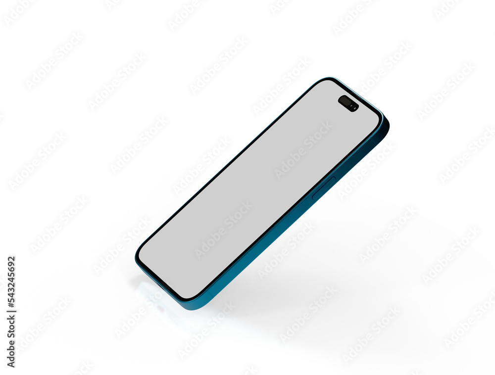 Mock up of smartphone - 3d rendering Mock up of smartphone - 3d rendering