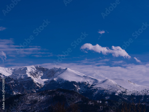 Polish Tatras in winter. Zakopane, High Tatras, Poland © fotomaster