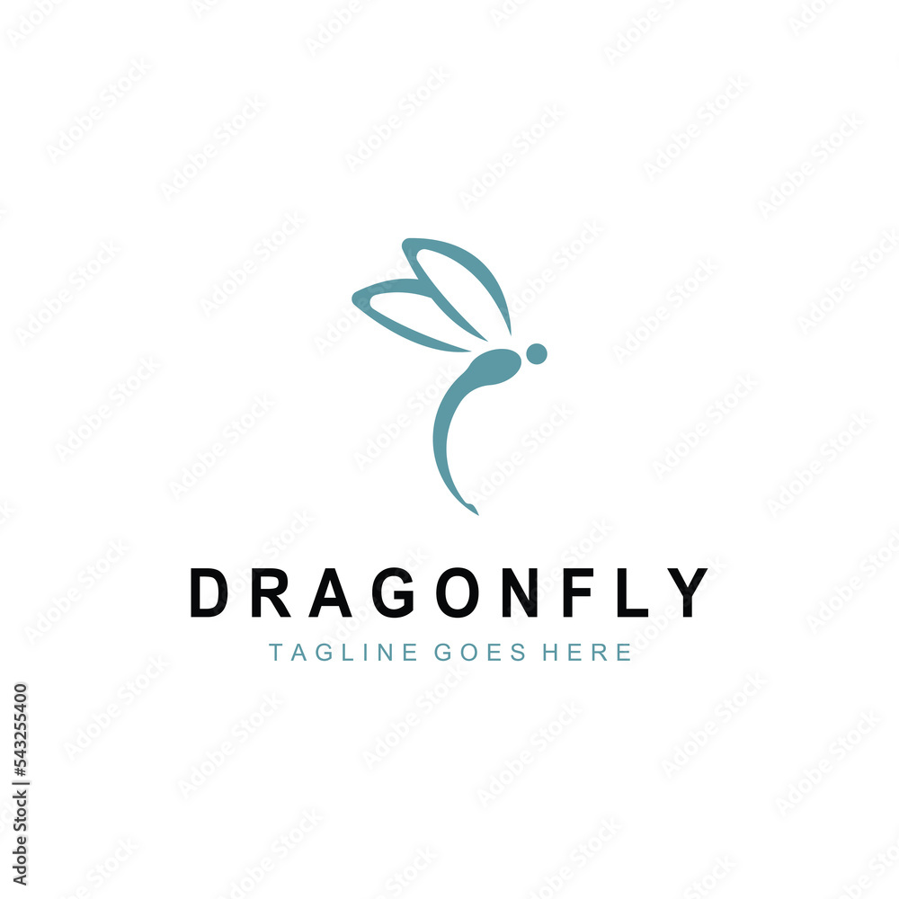 Dragonfly illustration icon Dragonfly illustration icon