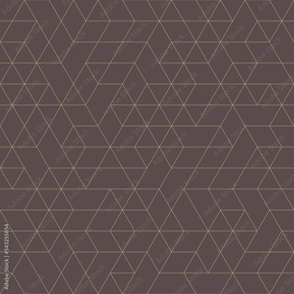 Seamless brown and golden background for your designs. Modern brown and golden ornament. Geometric abstract pattern Seamless brown and golden background for your designs. Modern brown and golden ornament. Geometric abstract pattern