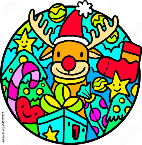 Cute Christmas Doodle Art