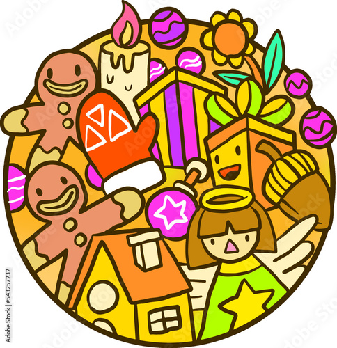 Cute Christmas Doodle Art