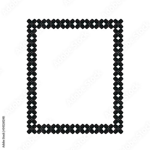 Frame, in the style of an ornament, Vector illustration eps 10, Art. 