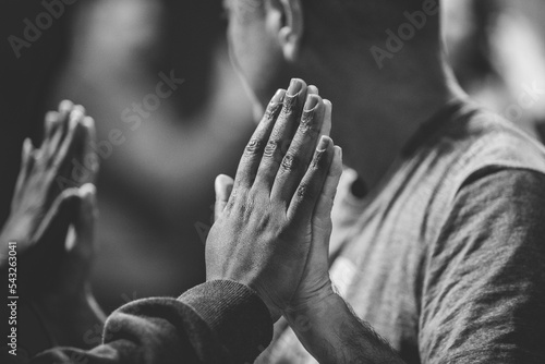 Canvas-taulu Brotherhood sacred sons yoga hands