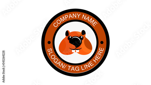 chipmunk logo design
