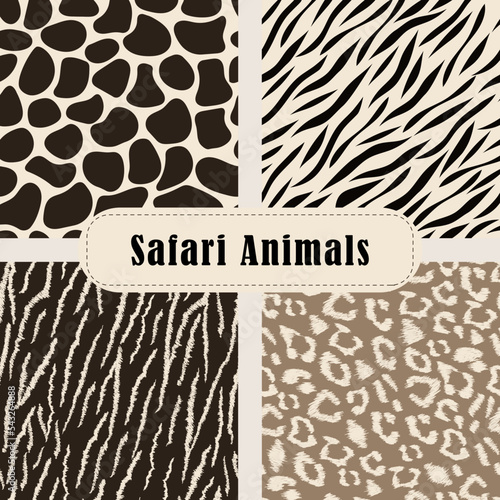 Safari wild animals