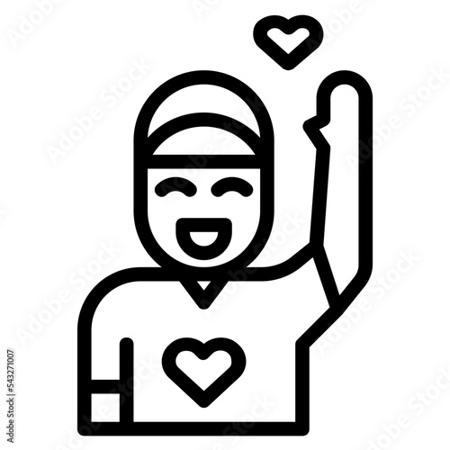 plant volunteer icon