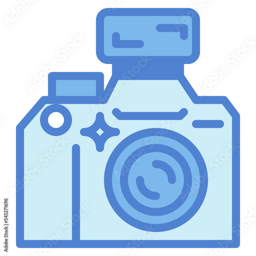 camera two tone icon style