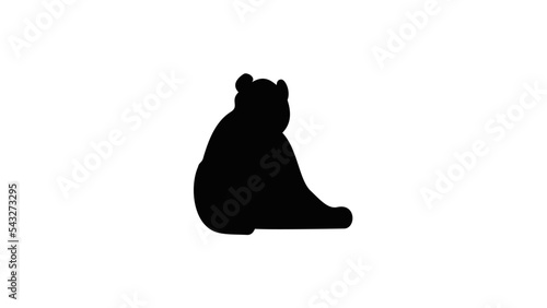 panda silhouette