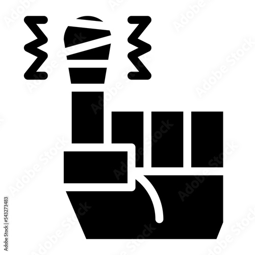 bandage glyph icon style
