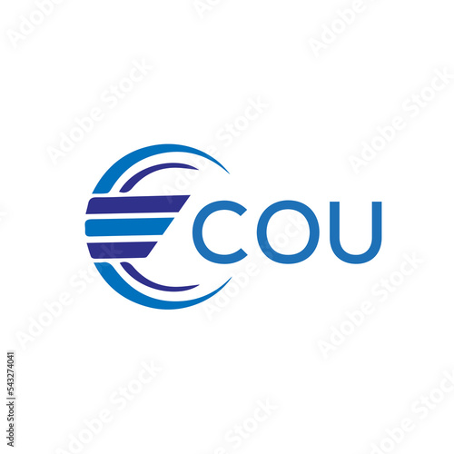 COO letter logo. COO blue image on white background. COO vector logo design for entrepreneur and business. COO best icon.
