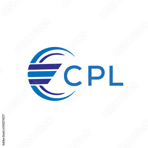 CPL letter logo. CPL blue image on white background. CPL vector logo design for entrepreneur and business. CPL best icon.