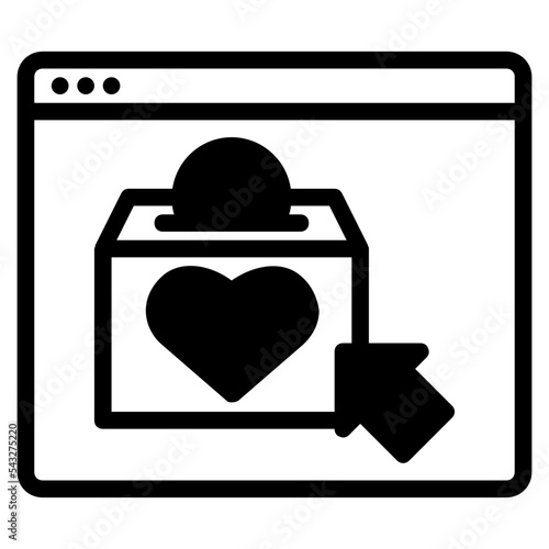 online donation icon