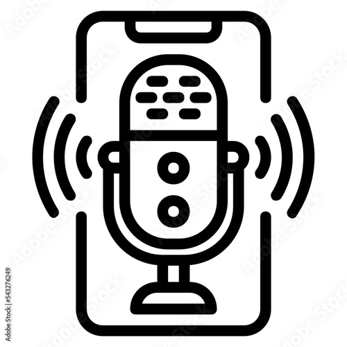 online podcast icon