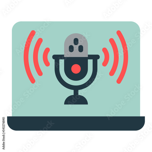 online podcast icon