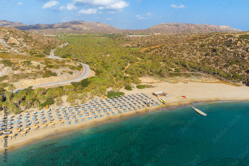 Fototapeta premium Vai Beach, Crete, Greece