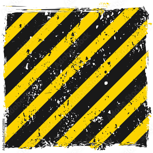 Grunge background in yellow and black color isolated.	