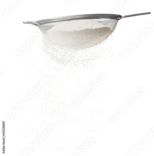 Fotografie Asian female cooking with magic against color background