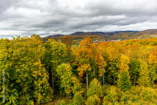 Kleiner Herbstspaziergang durch die schöne Parklandschaft bei Bad Liebenstein - Thüringen - Deutschland