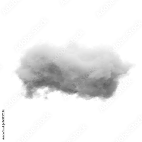 3d render, abstract clouds and cumulus clip art isolated on transparent background, sky elements