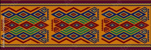 Pattern, ornament, tracery, mosaic ethnic, folk, national, geometric for fabric, interior, ceramic, furniture in the Arabian style.