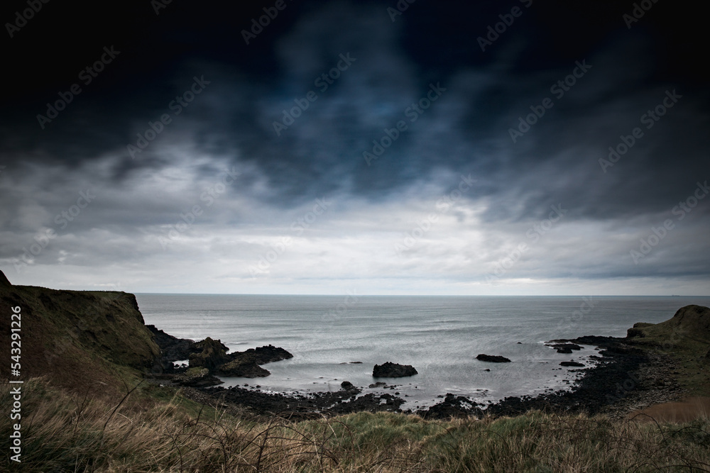 rocks and sea