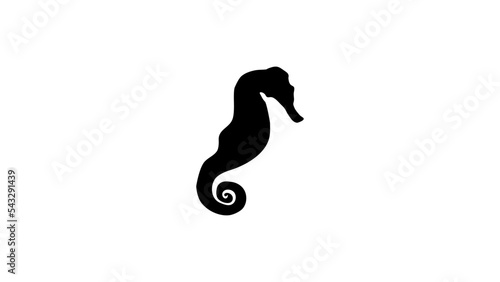 Seahorse silhouette