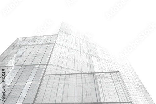 modern office building with windows