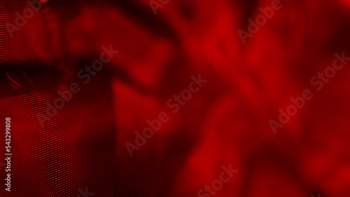 Contrast red defocused metal lines high tech digital bg - abstract 3D illustration © Dancing Man