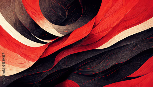 Red and black abstract wallpaper background illustration