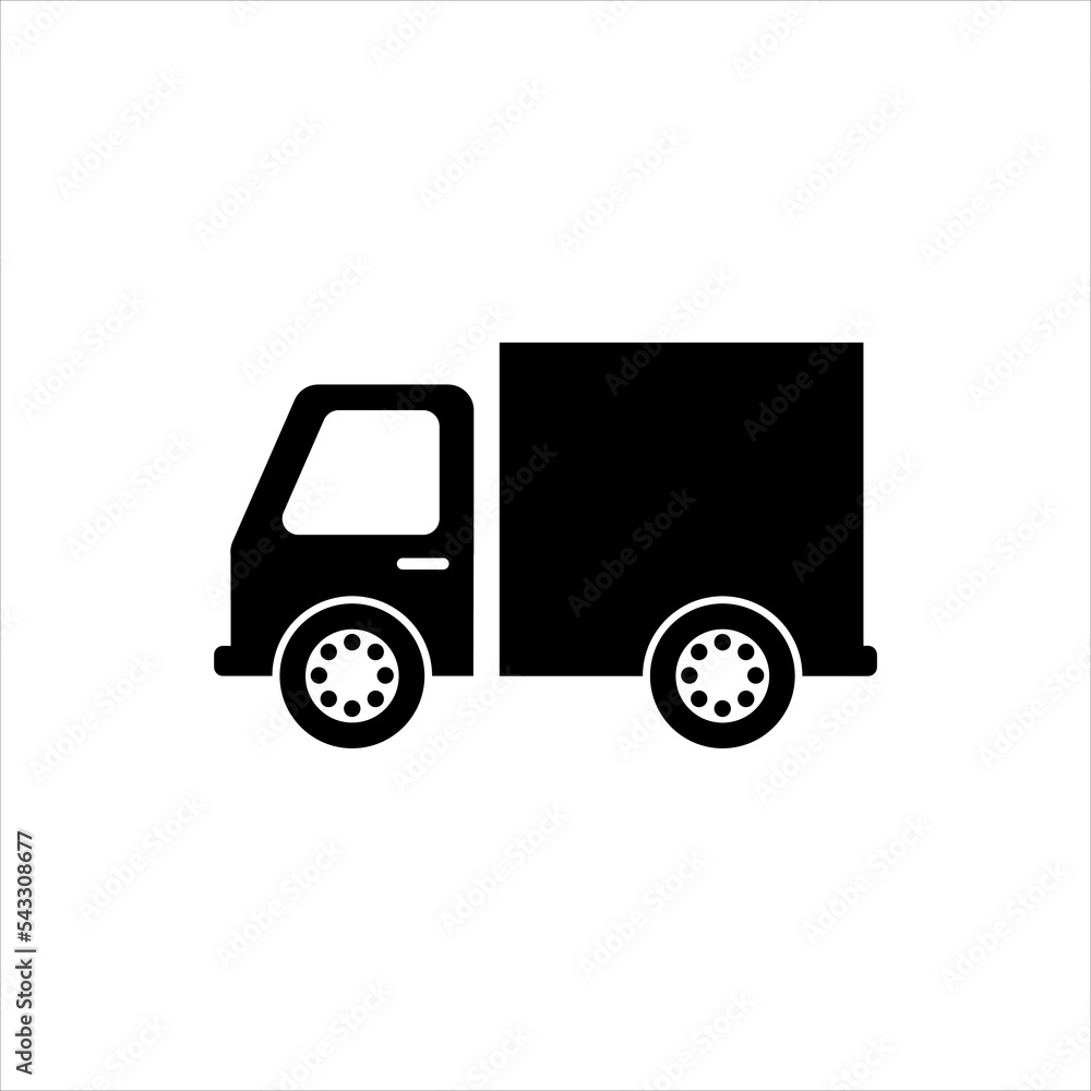 truck icon, icon, delivery. One of set web icons eps 10