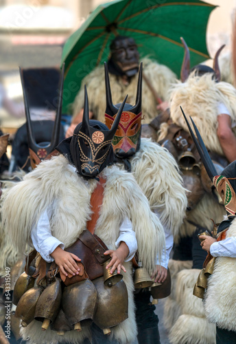 Maschere di carnevale alle Cortés Apertas, Ottana - Sardegna photo