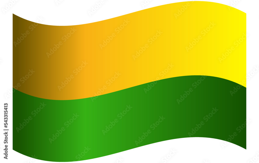 green and yellow flag with transparent background Stock Vector Adobe Stock