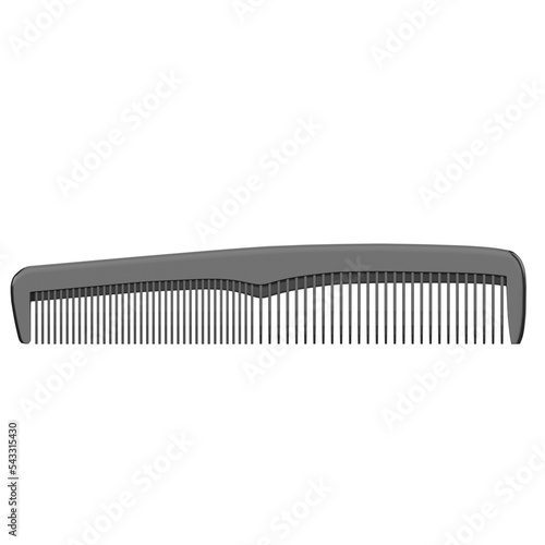 3d rendering illustration of a pocket comb
 photo