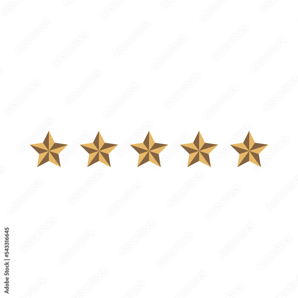 Gold Luxury Curve Star Rating 25 Gold Luxury Curve Star Rating 25