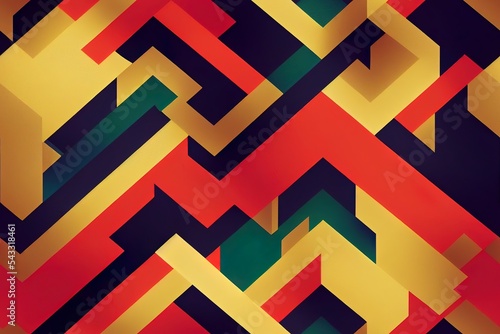 Abstract geometric pattern, background design in Bauhaus style, for web design, business card, invitation, poster, cover.