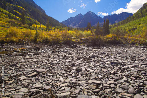 Maroon Lake in  ASPEN Coloroda during the autum