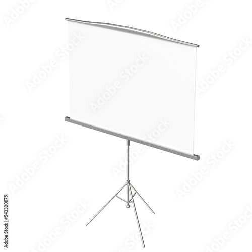 Wallpaper Mural 3d rendering illustration of a projection canvas Torontodigital.ca