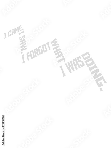 I came saw forget 