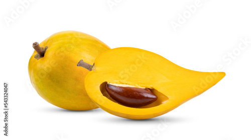 canistel fruit (Egg fruit, Tiesa, Yellow sapote, Canistelsapote, Chesa, Pouteria lucuma) isolated on transparent png photo