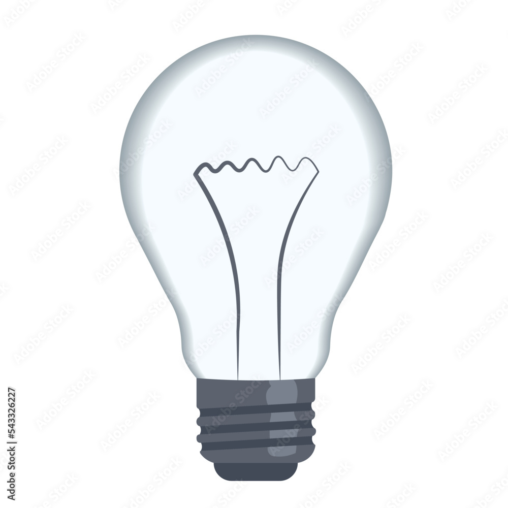 Light bulb on white background Light bulb on white background